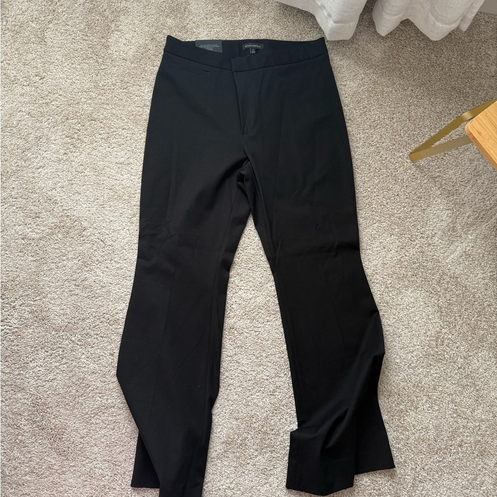 Banana Republic Black Boot Cut Flare Pants